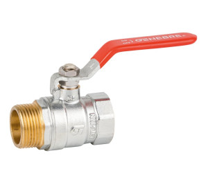 Light ball valve (red handle)